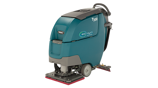 T300 Orbital Walk-Behind Scrubber with ec-H2O NanoClean