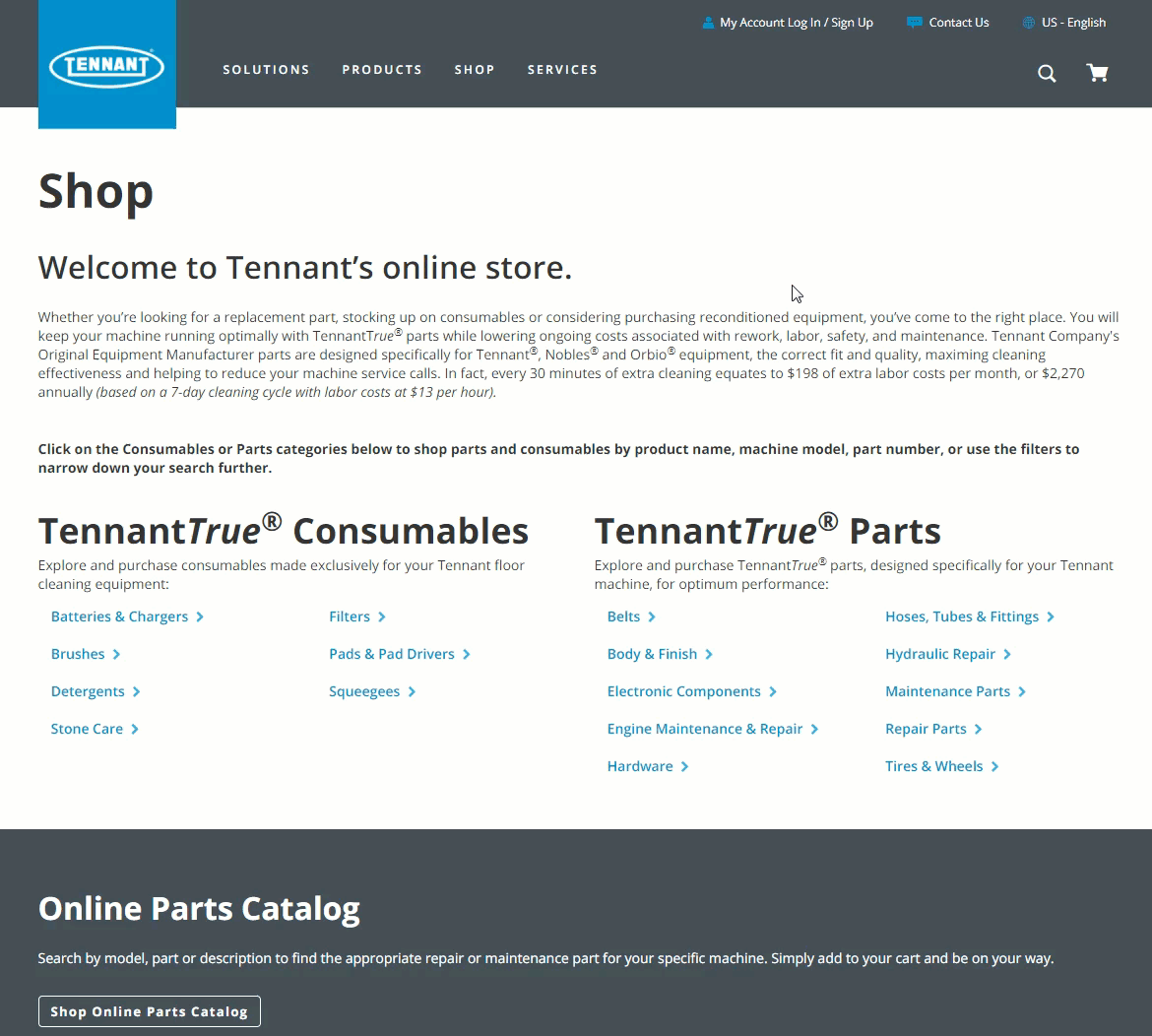 Tennant Bulk Order Pad
