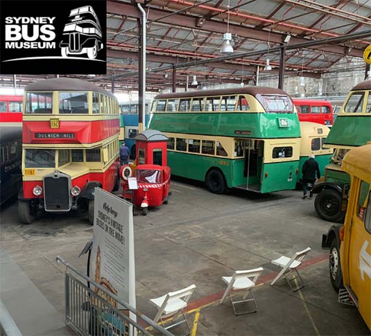 Sydney Bus MuseumとテナントT300歩行型スクラバー